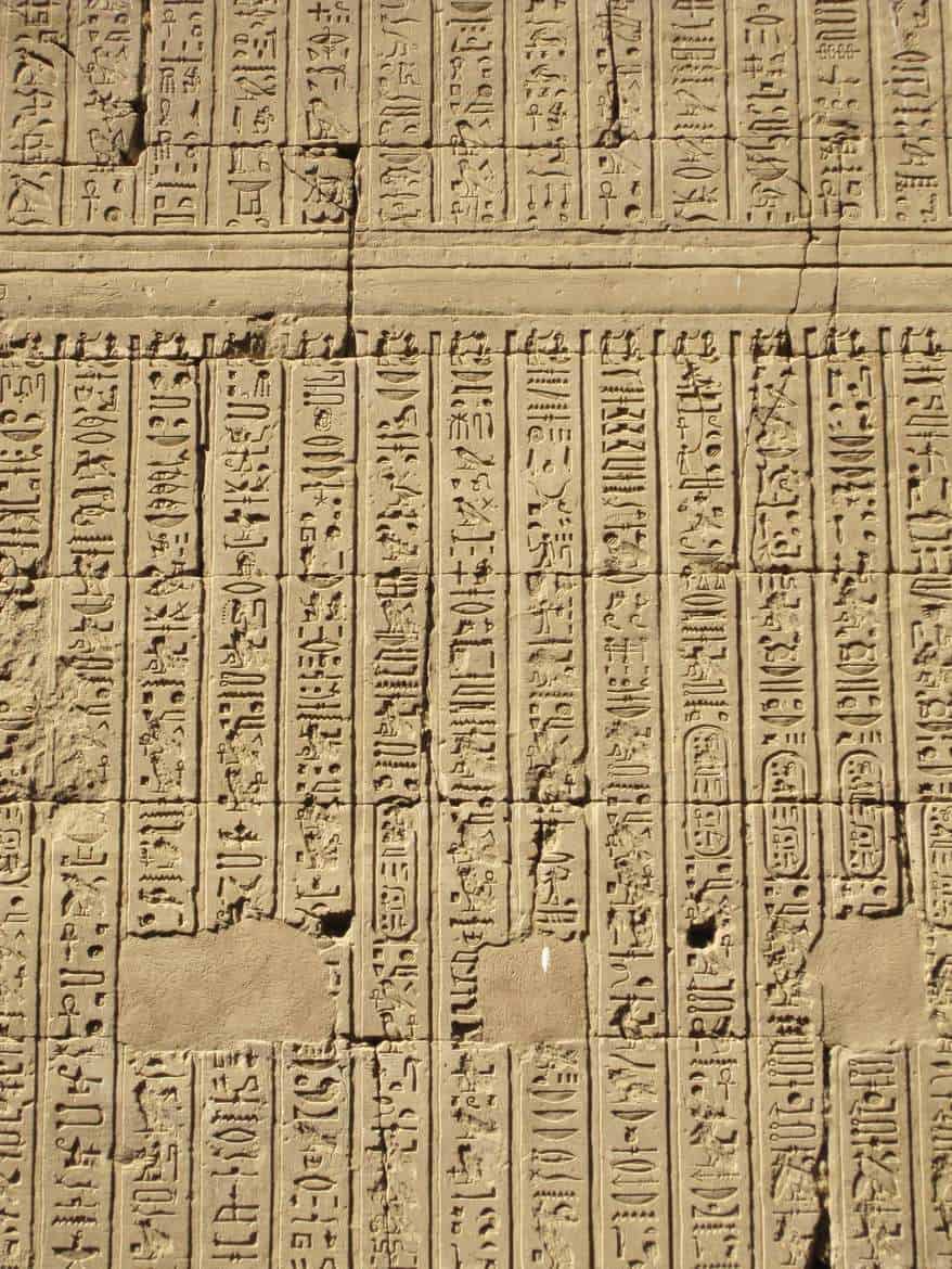 Die Geschichte der Numerologie: Hieroglyphen aus Ägypten